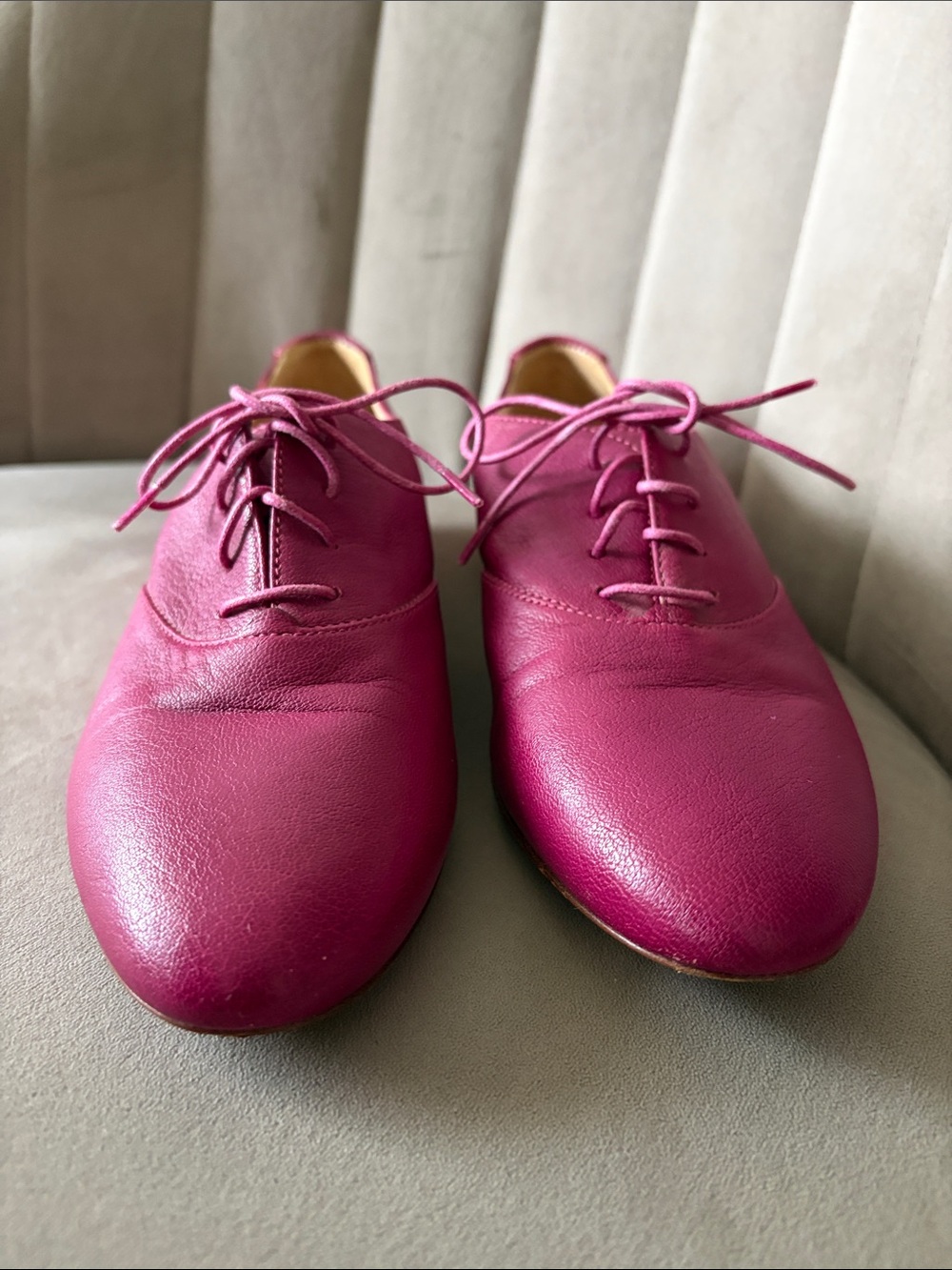 Longchamp Leather Oxfords